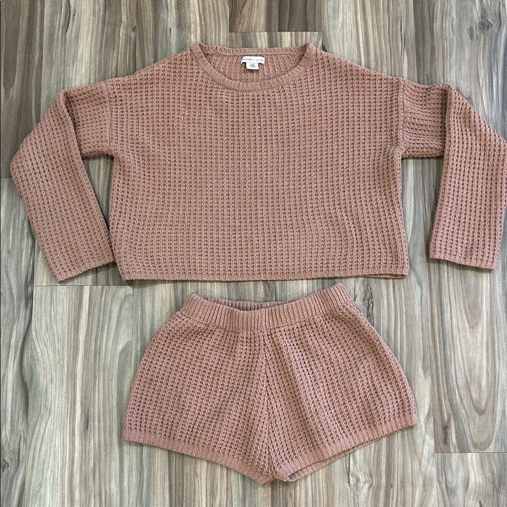 Sincerely Jules Textured Knit Top in Soft Pink